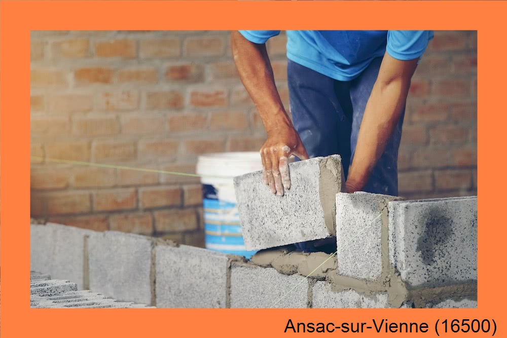 rénovation maçonnerie Ansac-sur-Vienne-16500