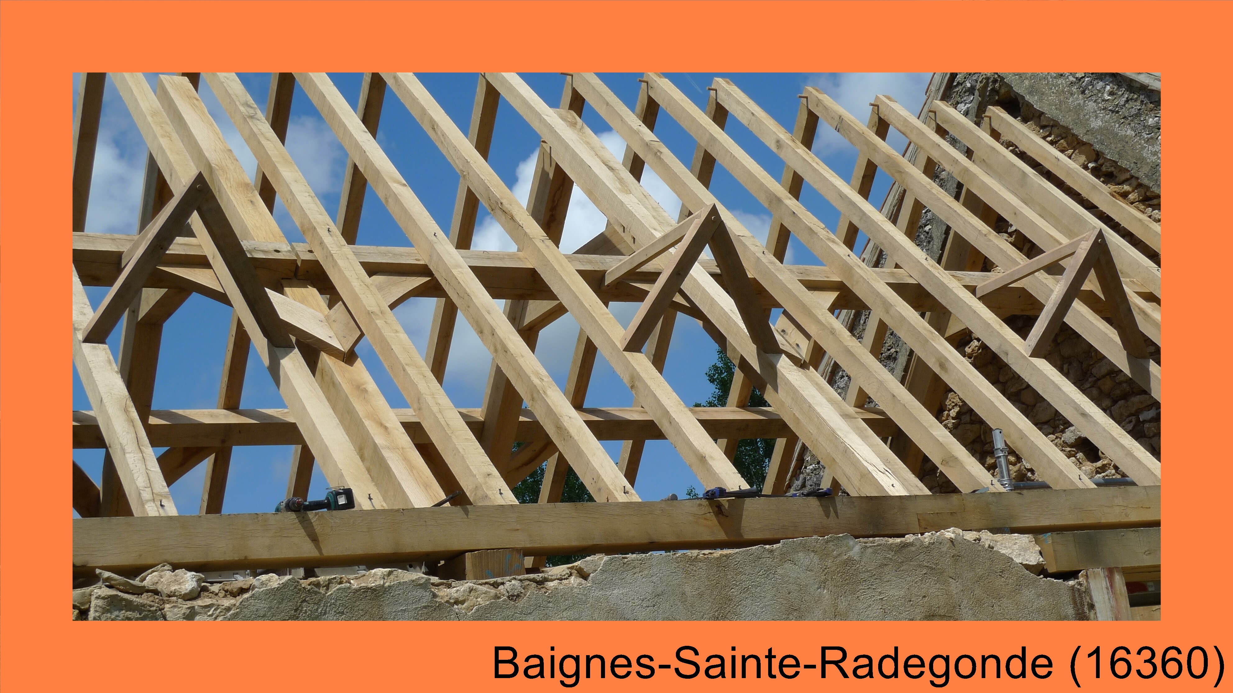 artisan charpente toitureBaignes-Sainte-Radegonde-16360