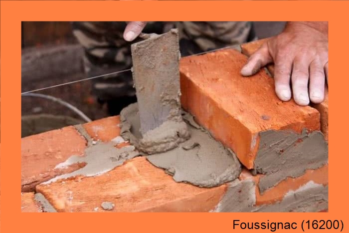 travaux construction Foussignac-16200