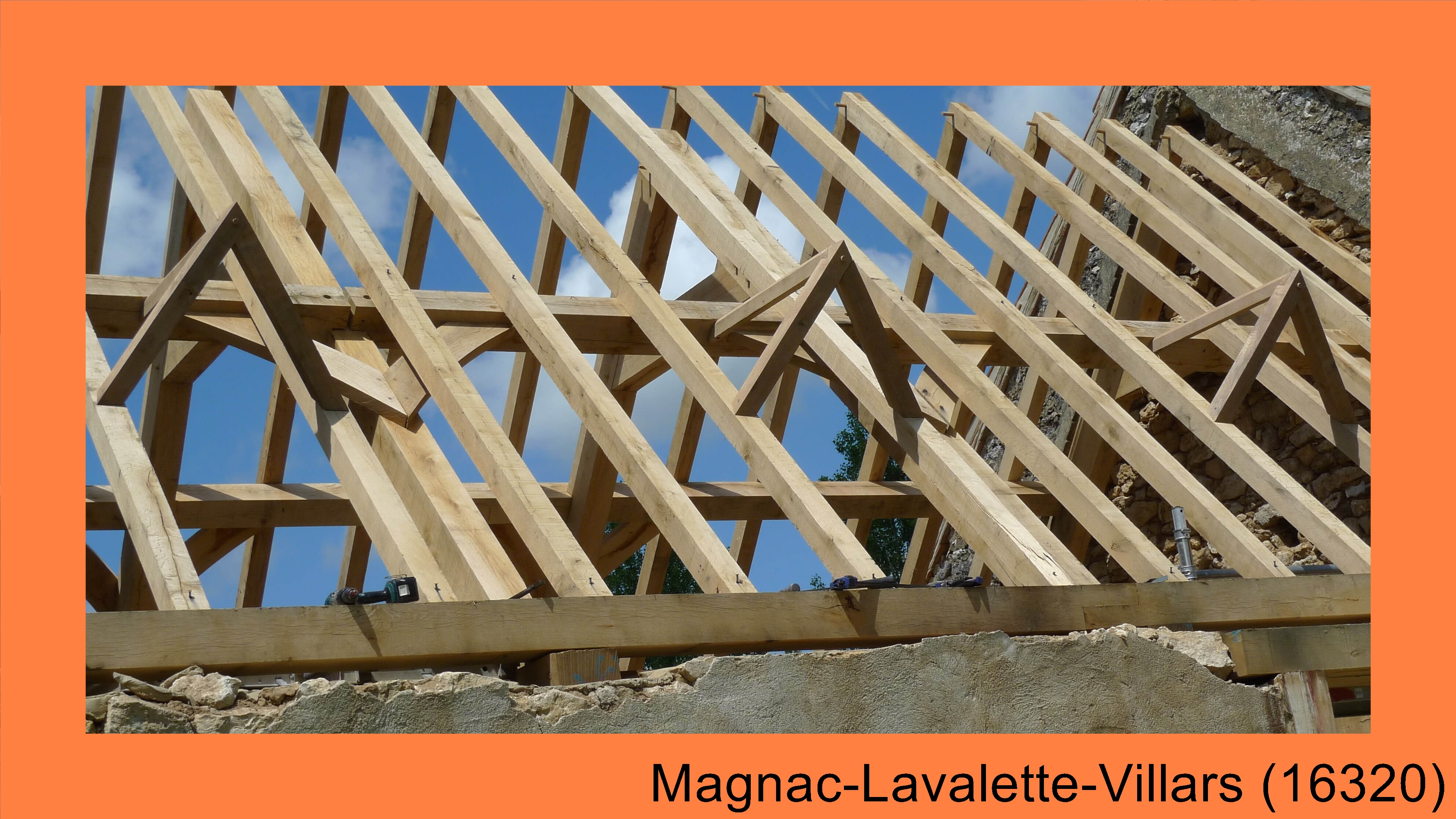 artisan charpente toitureMagnac-Lavalette-Villars-16320
