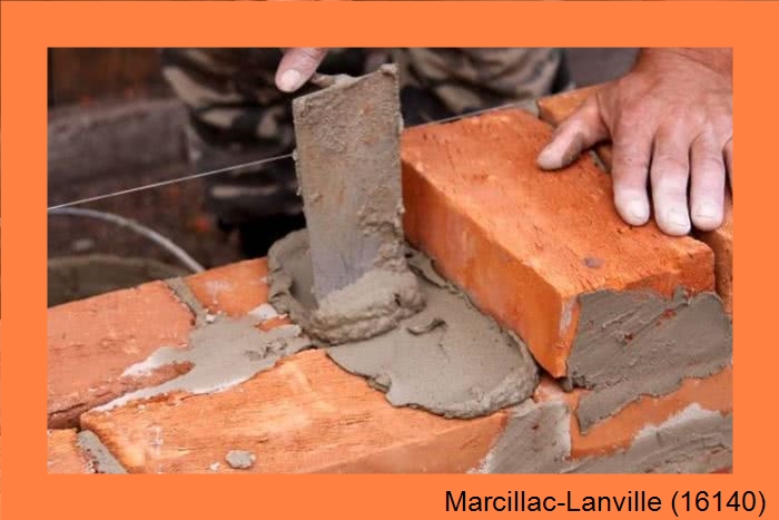 travaux construction Marcillac-Lanville-16140
