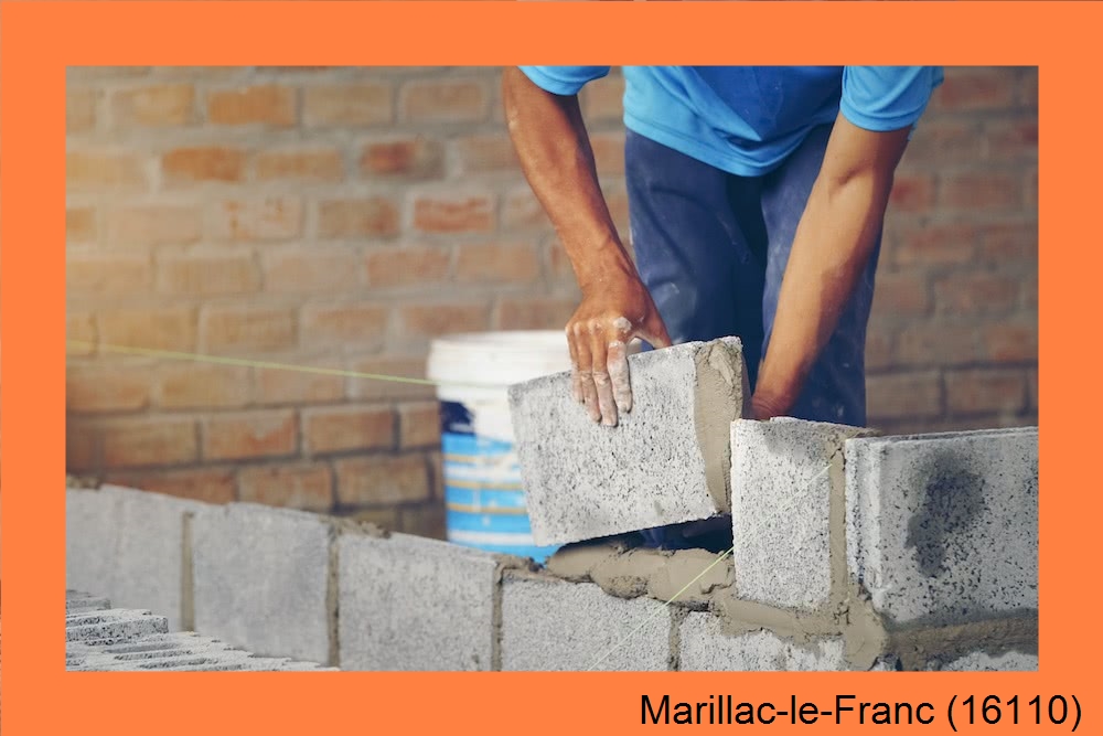 rénovation maçonnerie Marillac-le-Franc-16110